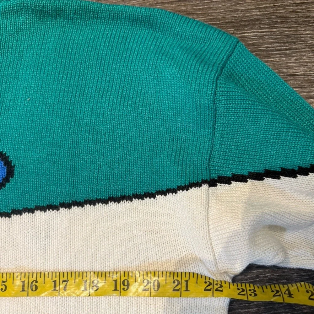 Retro 80's Head Colorful Abstract Oversized Unisex Sweater Vintage Mall Core